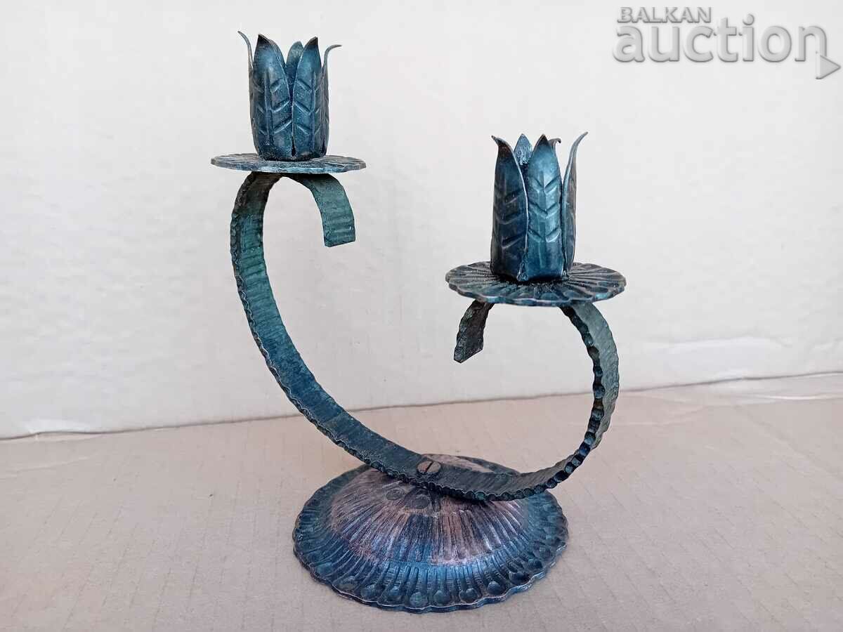 antique copper copper candle holder handmade - 7 antique copper copper candle holder handmade - 7