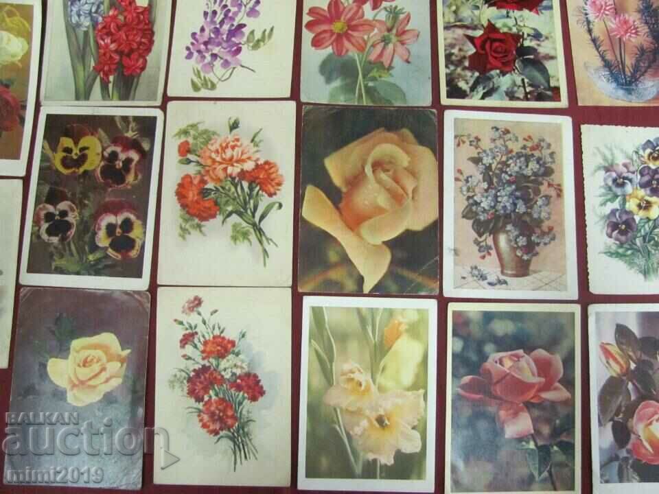Auction  Postcards with Flowers