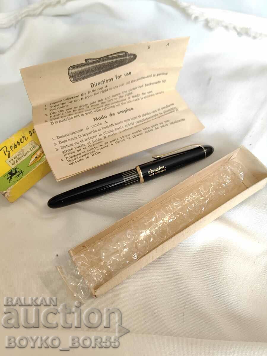 Vintage German Fountain Pen Senator EF with Gold Nib 1 with price 159.00 BGN | € 81.30 Vintage German Fountain Pen Senator EF with Gold Nib 1 with price 159.00 BGN | € 81.30