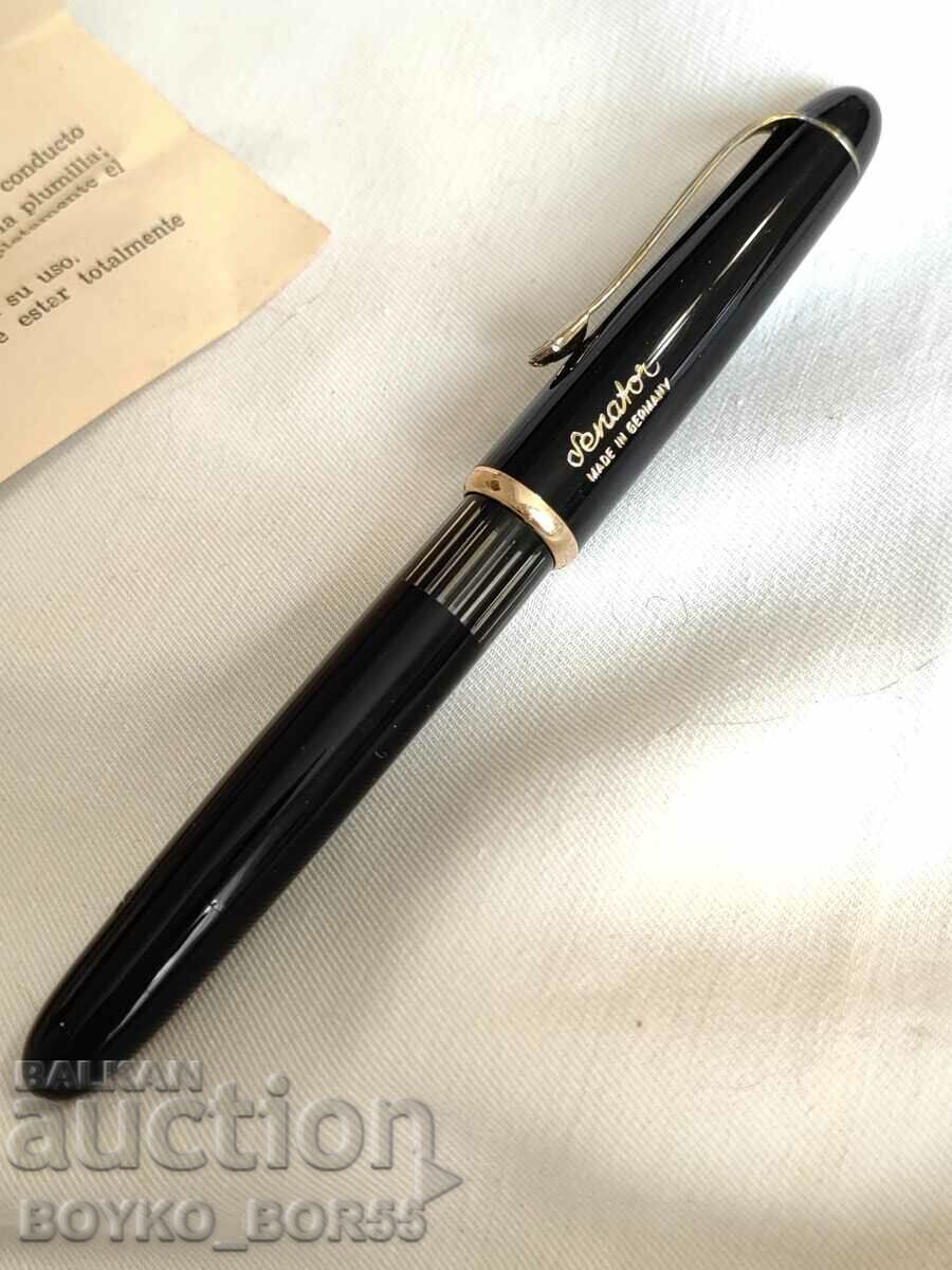 Auction Vintage German Fountain Pen Senator EF with Gold Nib 1 Auction Vintage German Fountain Pen Senator EF with Gold Nib 1
