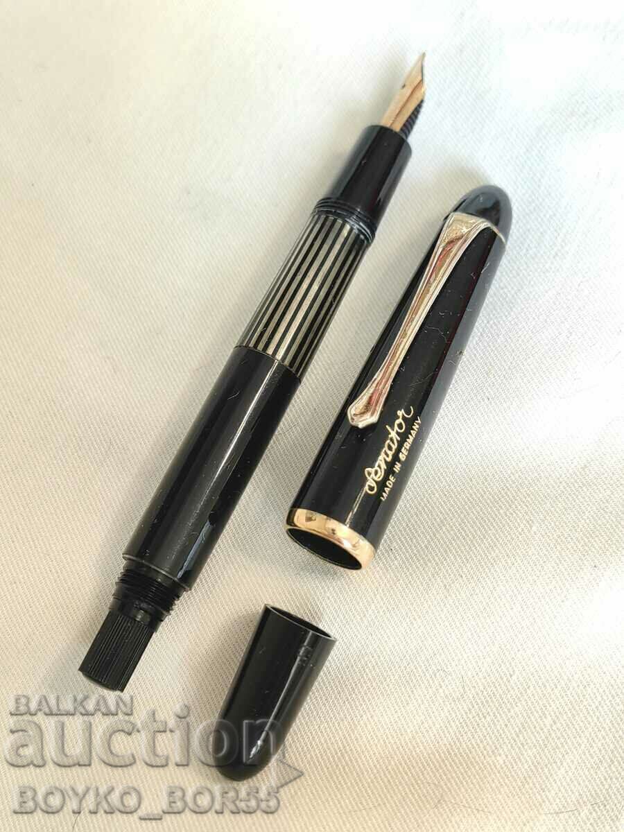 Auction  Vintage German Fountain Pen Senator EF with Gold Nib 2