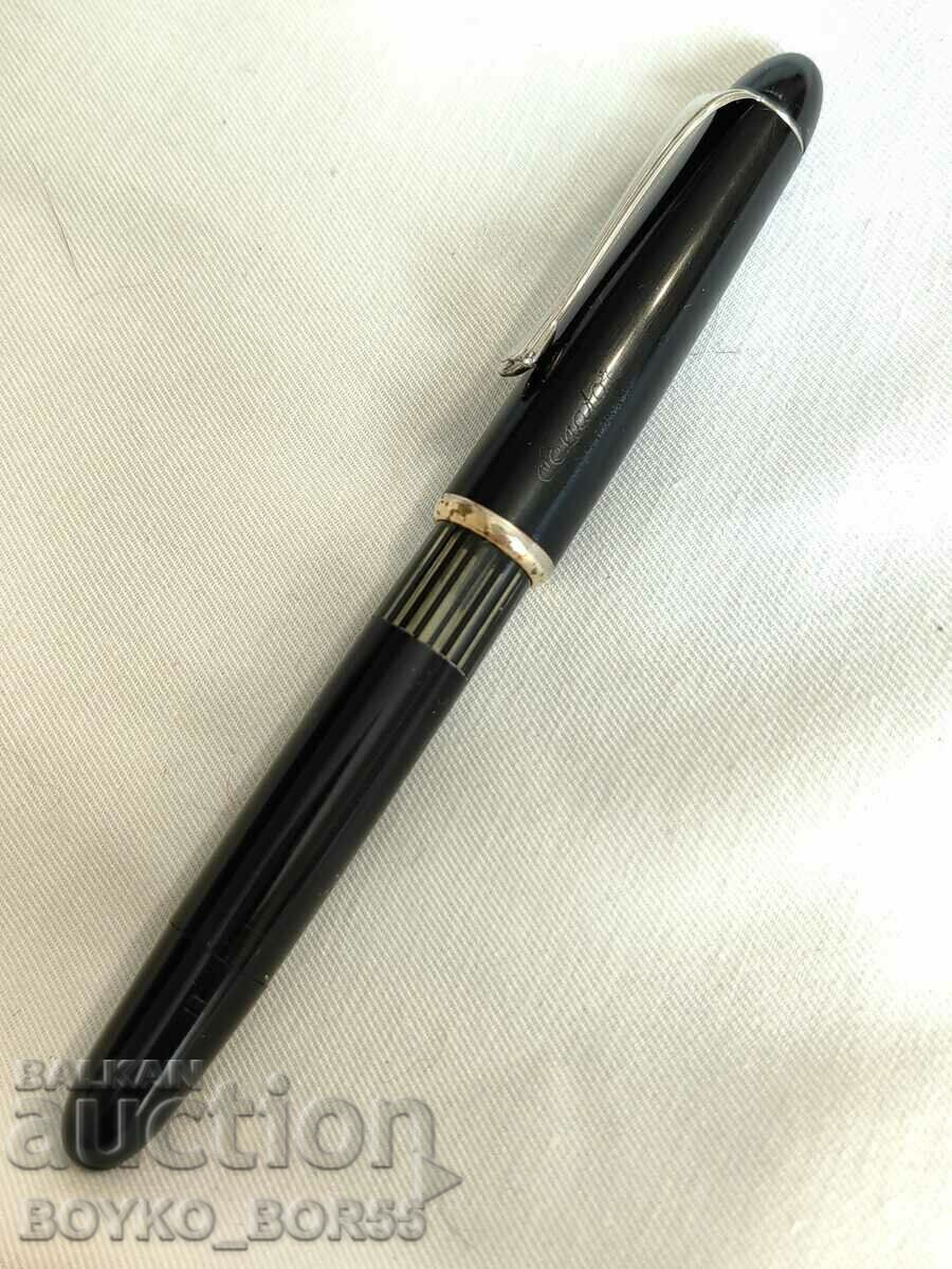 Vintage γερμανικό στυλό Senator EF με χρυσή μύτη 5