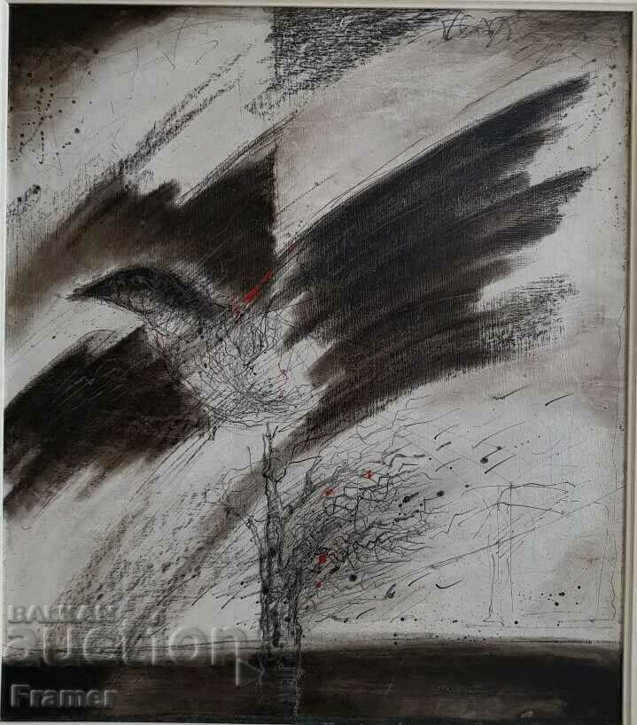 professor Gredi Assa The bird beautiful oil painting with price 6000.00 BGN | € 3067.75 professor Gredi Assa The bird beautiful oil painting with price 6000.00 BGN | € 3067.75