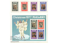 1977. Μαλάουι. Χριστούγεννα + Μπλοκ