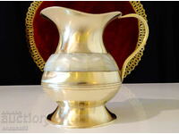 Cană de bronz pentru vin, sidef natural