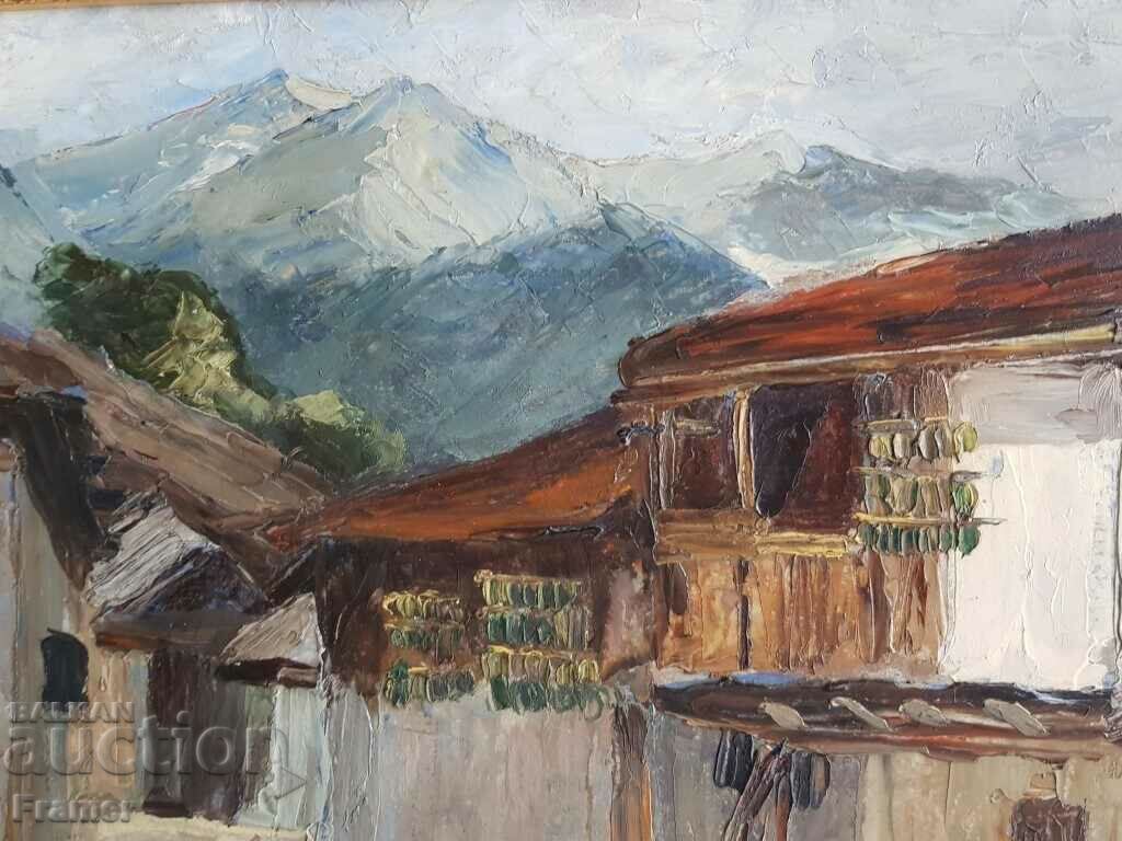 Danail Dechev 1891-1962 Landscape from the village of Belovo, 1930s, oil - 5 Danail Dechev 1891-1962 Landscape from the village of Belovo, 1930s, oil - 5
