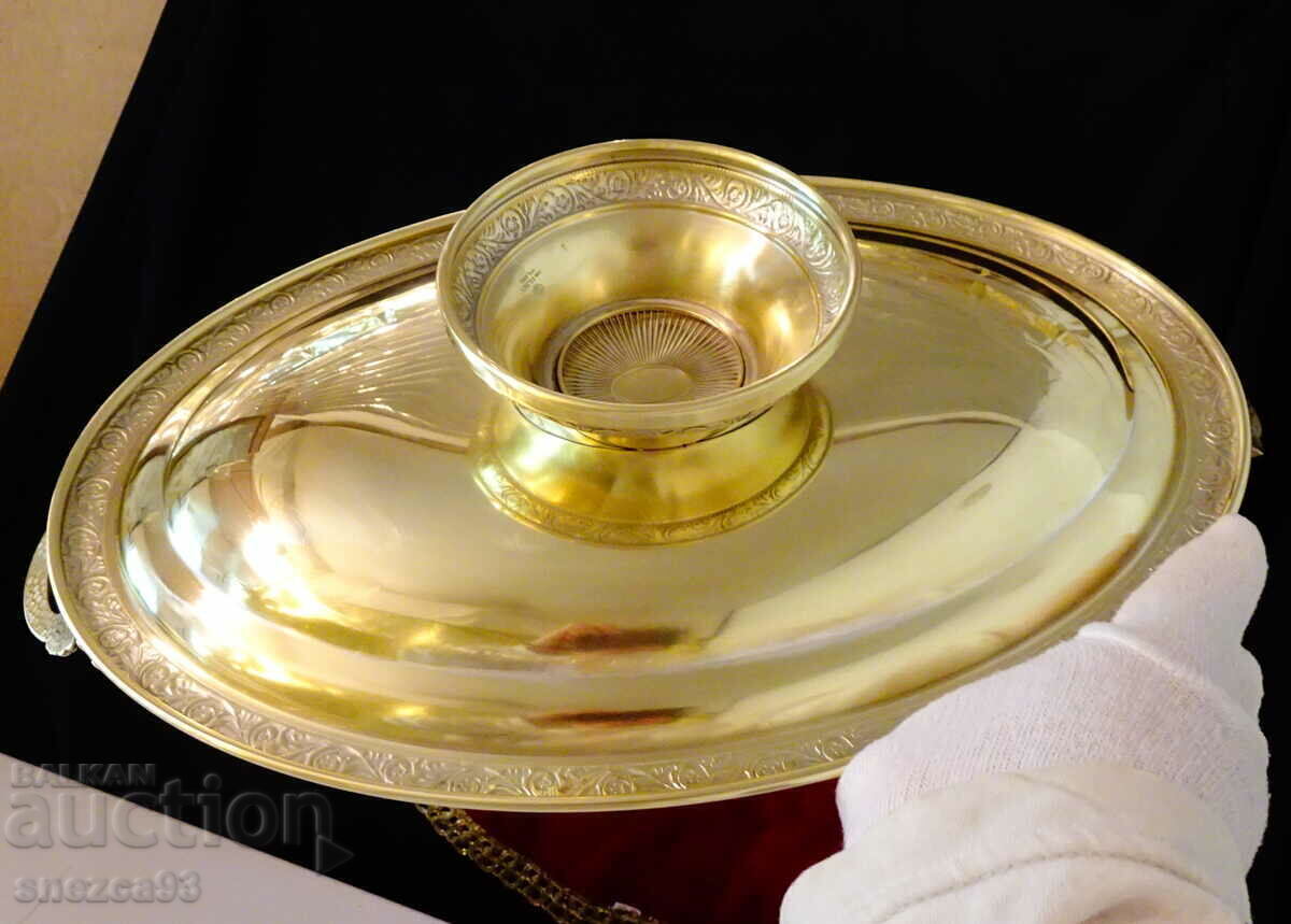 Bronze fruit bowl, platter Guido Galbiati - 5