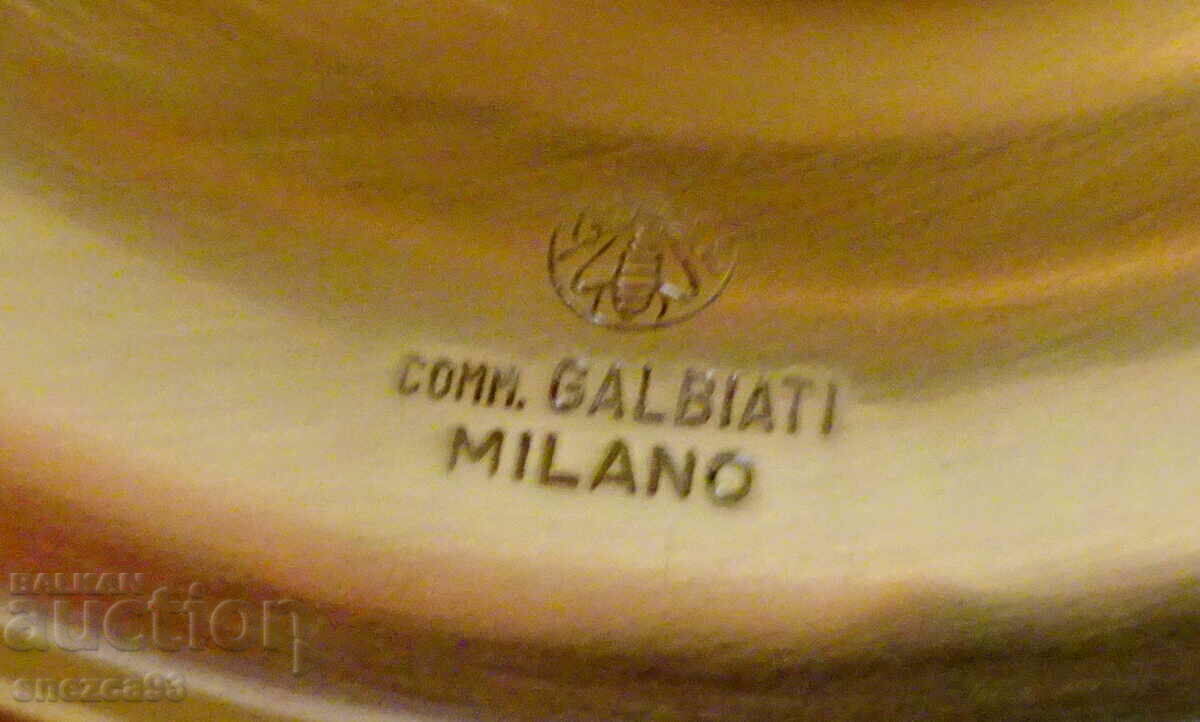 Bronze fruit bowl, platter Guido Galbiati - 6