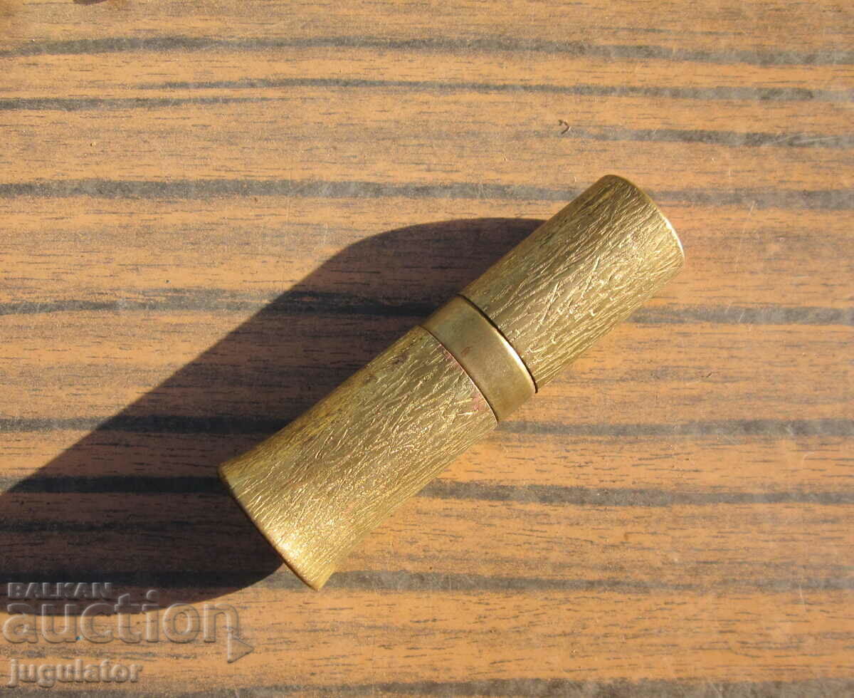 Auction  old bronze box of Bulgarian lipstick