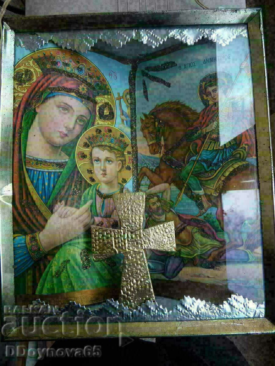 Old icon in a box Old icon in a box