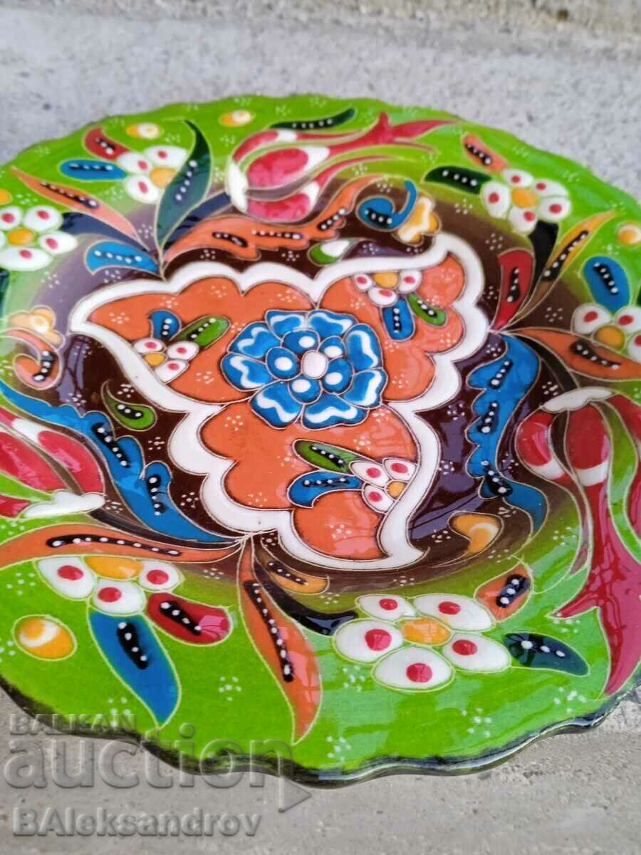 Δημοπρασία Όμορφη ζωγραφισμένη πλάκα τοίχου Δημοπρασία Όμορφη ζωγραφισμένη πλάκα τοίχου