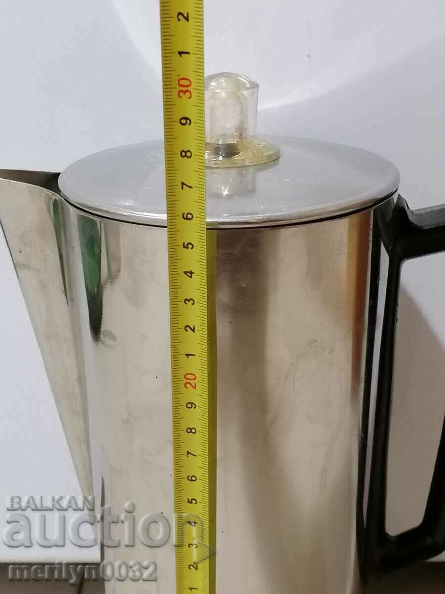 Delivery of Old electric kettle USSR chrome nickel inox coffee pot kettle