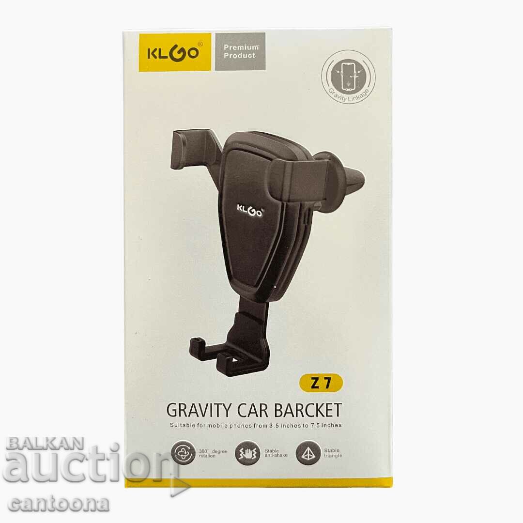 Auction KLGO Z7 Gravity Car Smartphone Mount Auction KLGO Z7 Gravity Car Smartphone Mount
