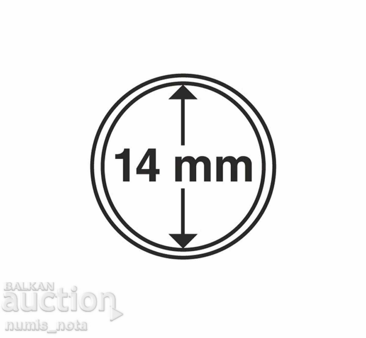 Auction Coin capsules Leuchtturm Grips - 14 mm. Auction Coin capsules Leuchtturm Grips - 14 mm.