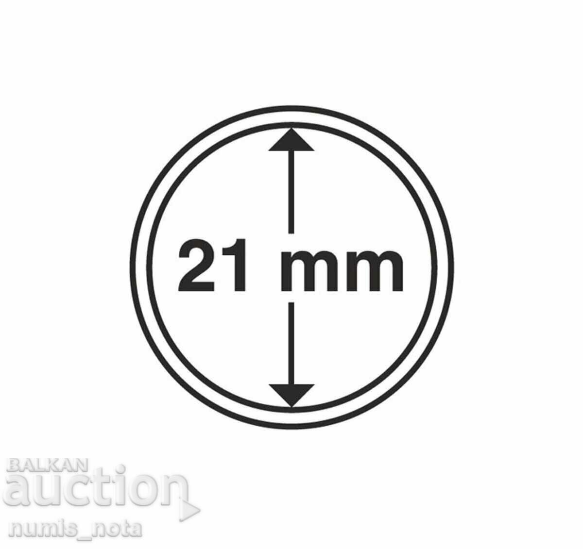 Auction Coin capsules Leuchtturm Grips - 21 mm. Auction Coin capsules Leuchtturm Grips - 21 mm.