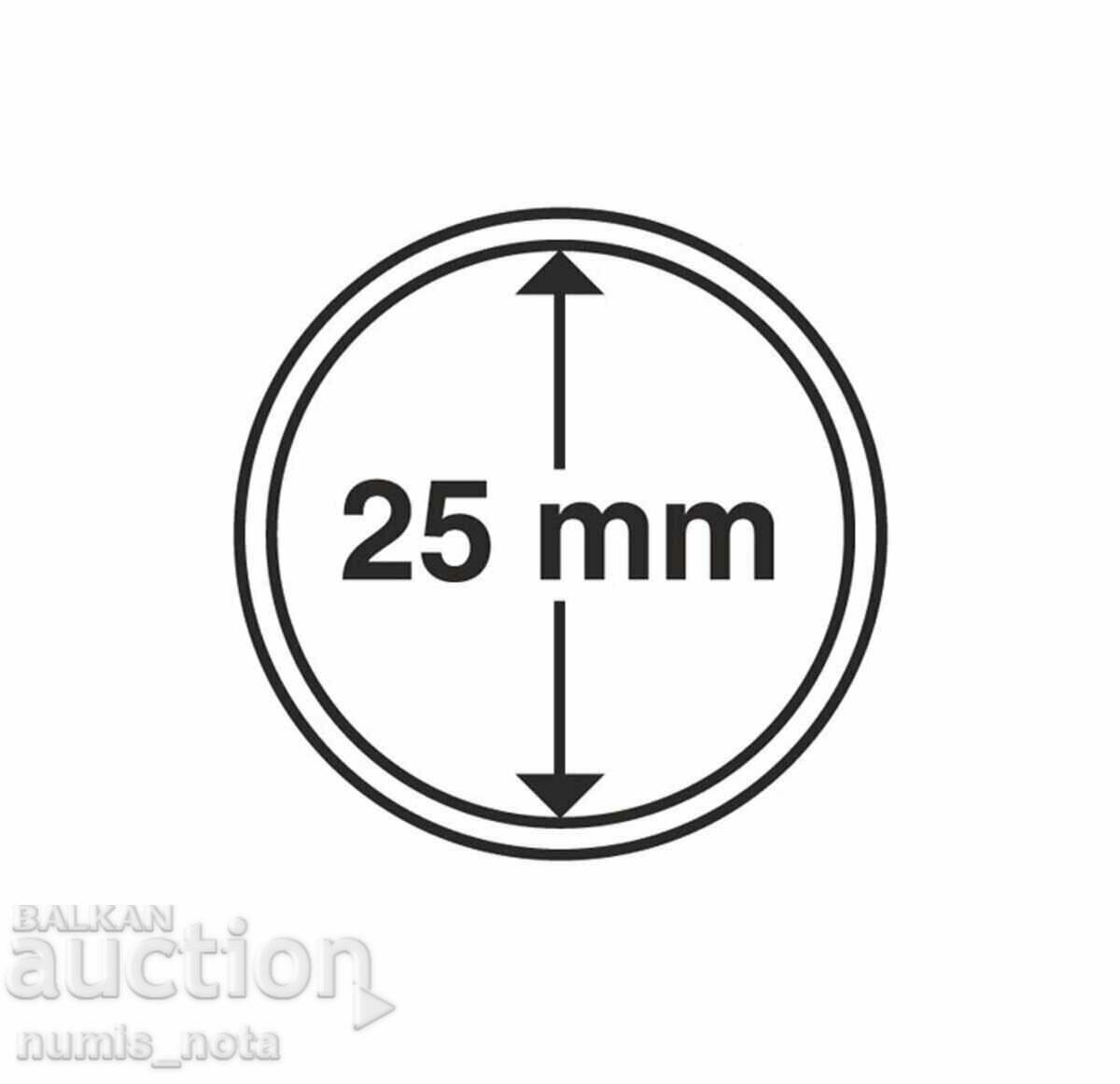 Auction Coin capsules Leuchtturm Grips - 25 mm. Auction Coin capsules Leuchtturm Grips - 25 mm.