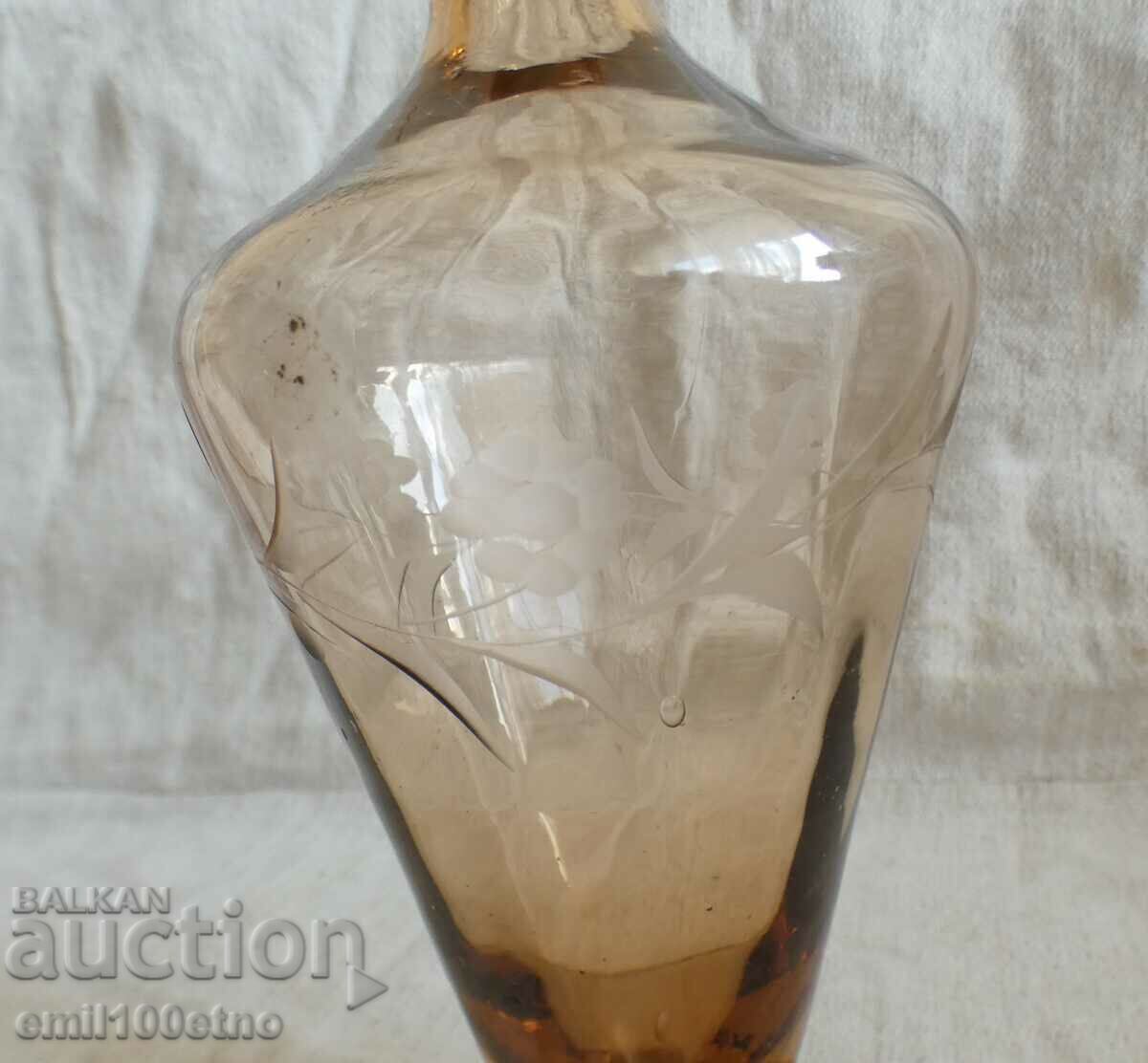 Δημοπρασία Μπουκάλι καράφα ΕΓΓΡΑΦΟ ΧΡΩΜΟ ΓΥΑΛΙ Δημοπρασία Μπουκάλι καράφα ΕΓΓΡΑΦΟ ΧΡΩΜΟ ΓΥΑΛΙ