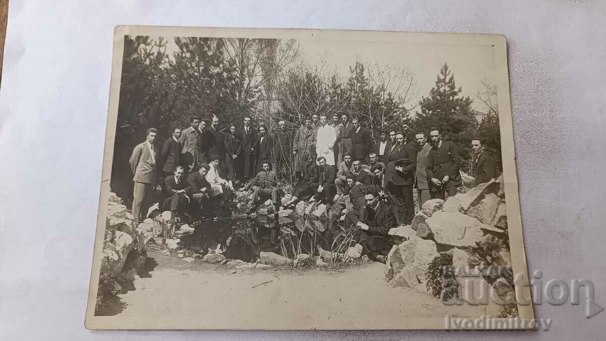 Photo Sofia Young men at the seminary lake 1926
