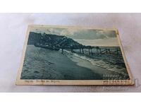 Пощенска картичка Варна Изглед на Морето 1925