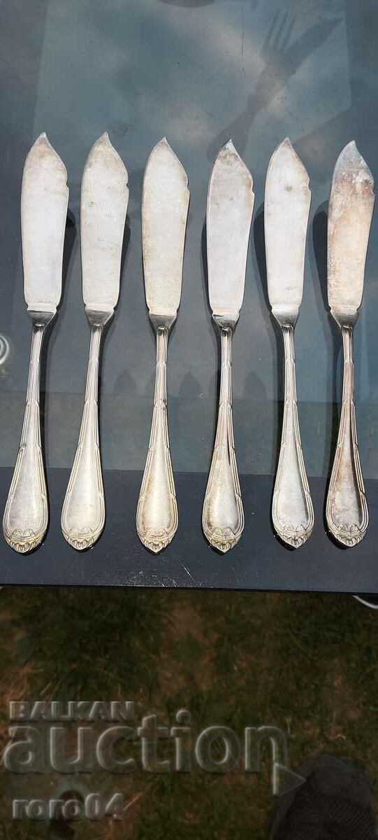 FISH KNIFE - 6 PCS - BROGGI ITALY FISH KNIFE - 6 PCS - BROGGI ITALY