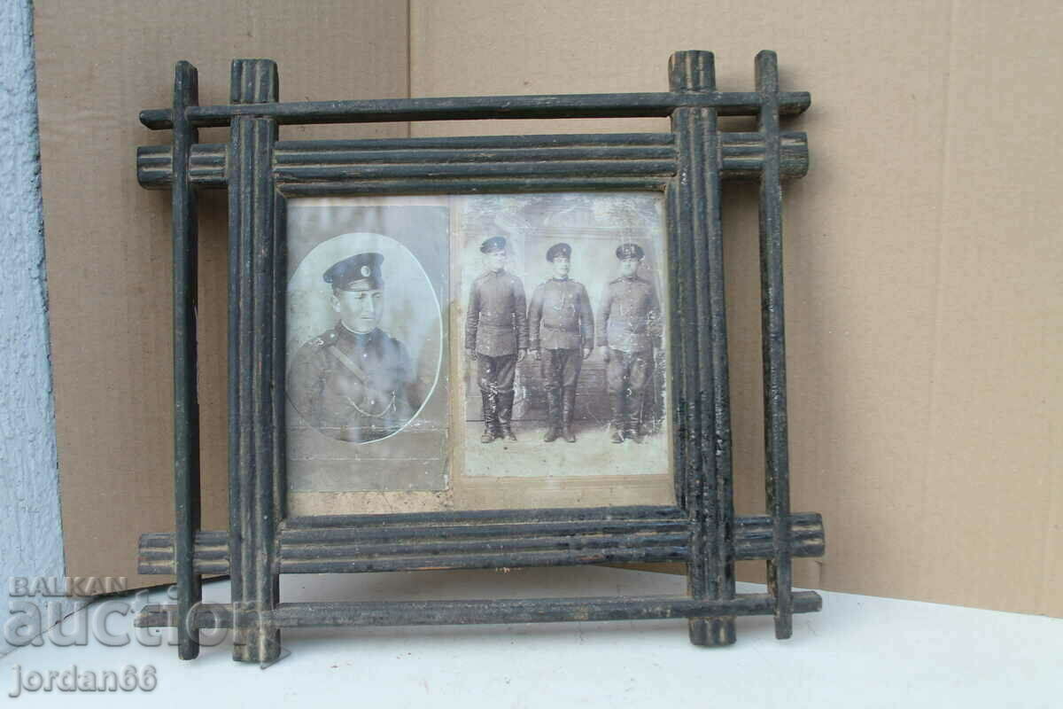 Стара рамка със снимка /Първа световна война/ 1914-та година