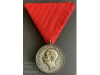 5472 Kingdom of Bulgaria Medal For Merit Tsar Boris silver medal