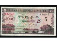 Irlanda de Nord 5 Pounds 2006 Ulster Bank Pick 337 Ref 1451