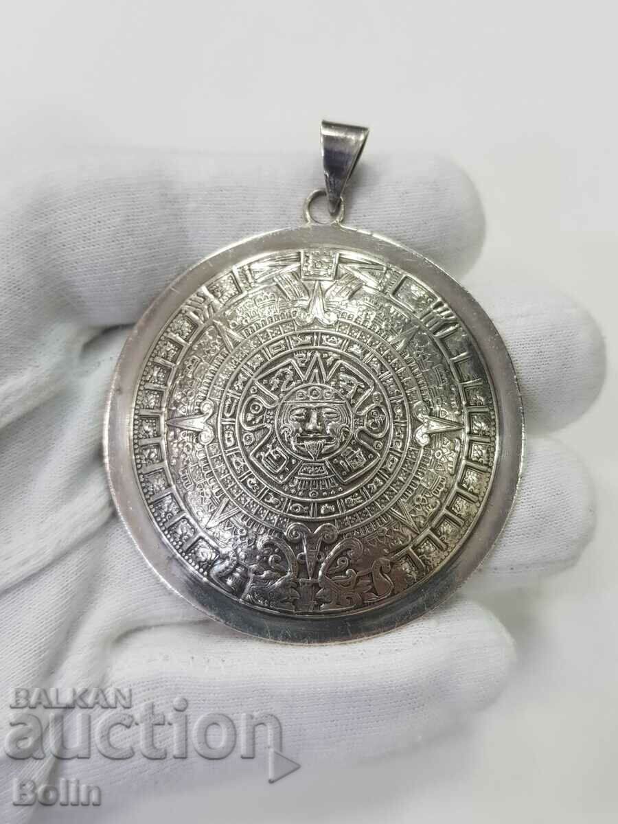 Μασίφ ασημένιο μετάλλιο Mexico 925 pr. STERLING