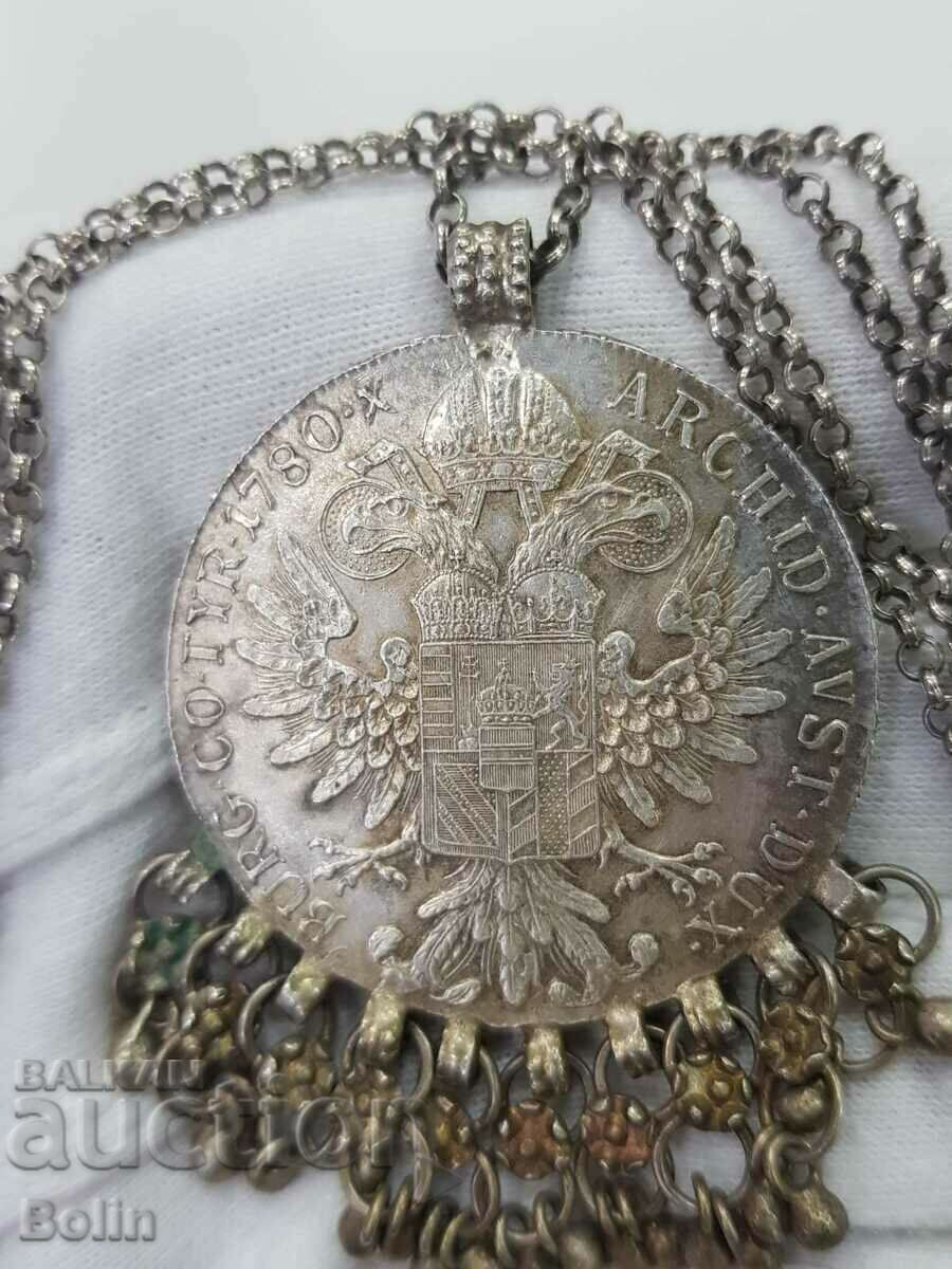 Auction 1780 Silver Austrian Coin Medallion Auction 1780 Silver Austrian Coin Medallion