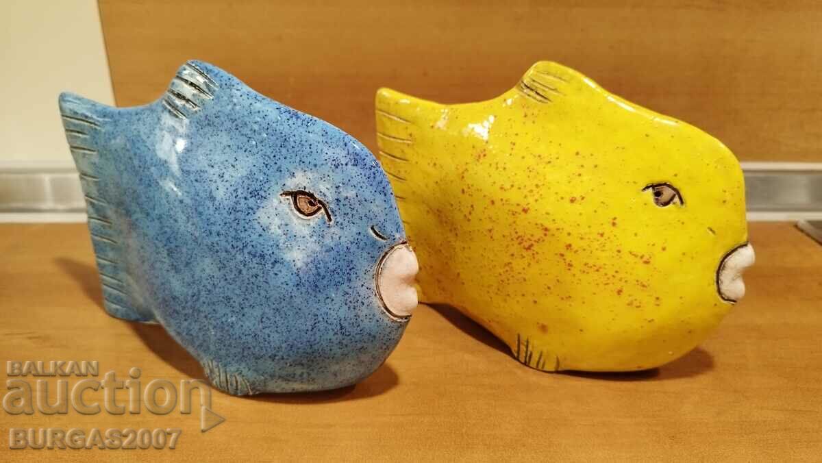 Ceramic fish - 2 pcs.