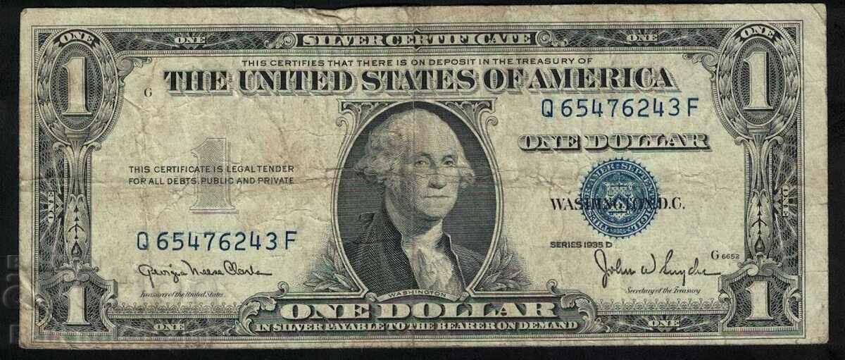 USA 1 Dollar 1935D Pick Ref 6243