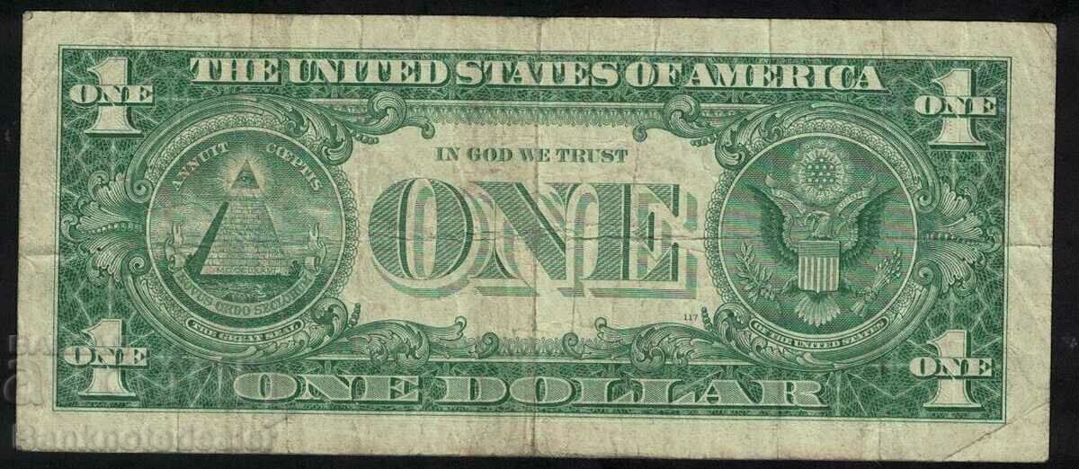 USA 1 Dollar 1957 Pick Ref 5302 with price 18.00 BGN | € 9.20 USA 1 Dollar 1957 Pick Ref 5302 with price 18.00 BGN | € 9.20