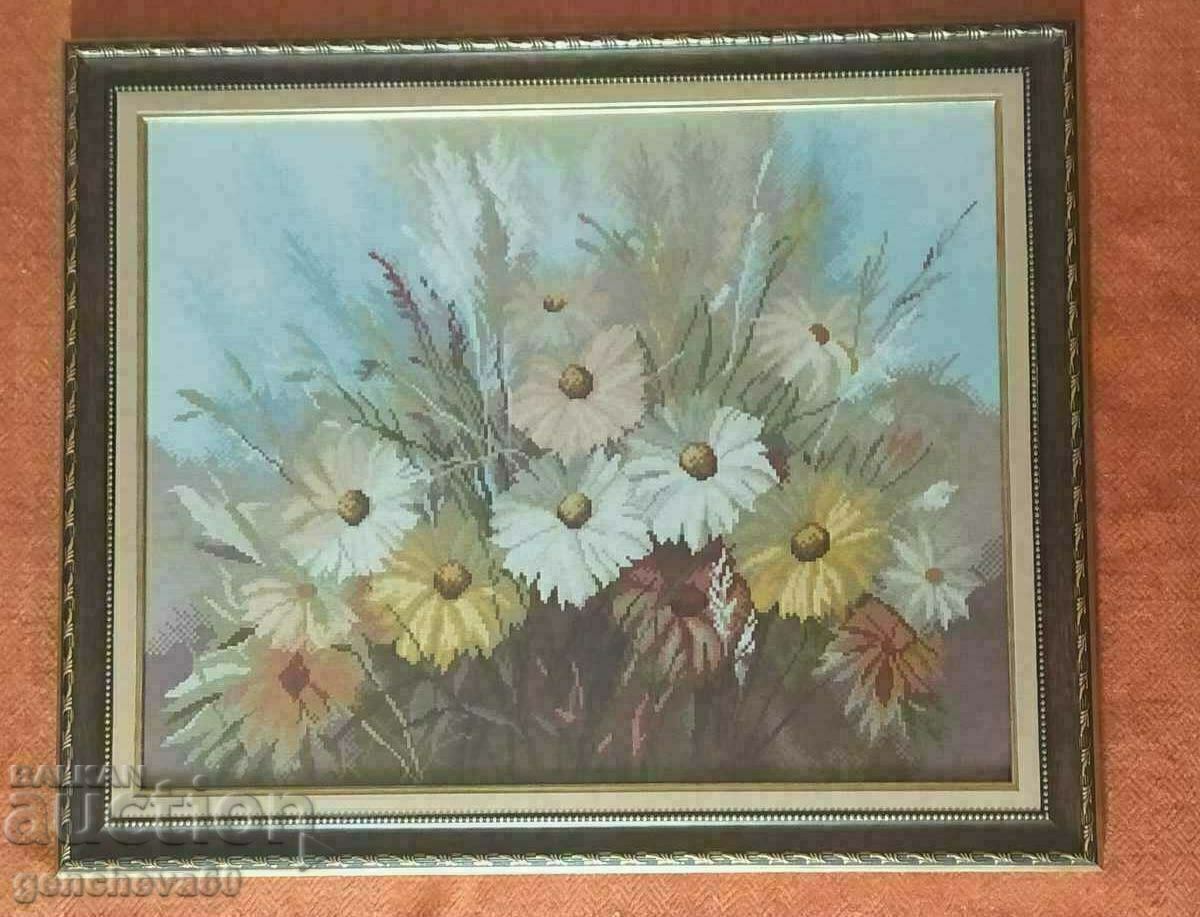 Beautiful large tapestry "Flowers" - 5