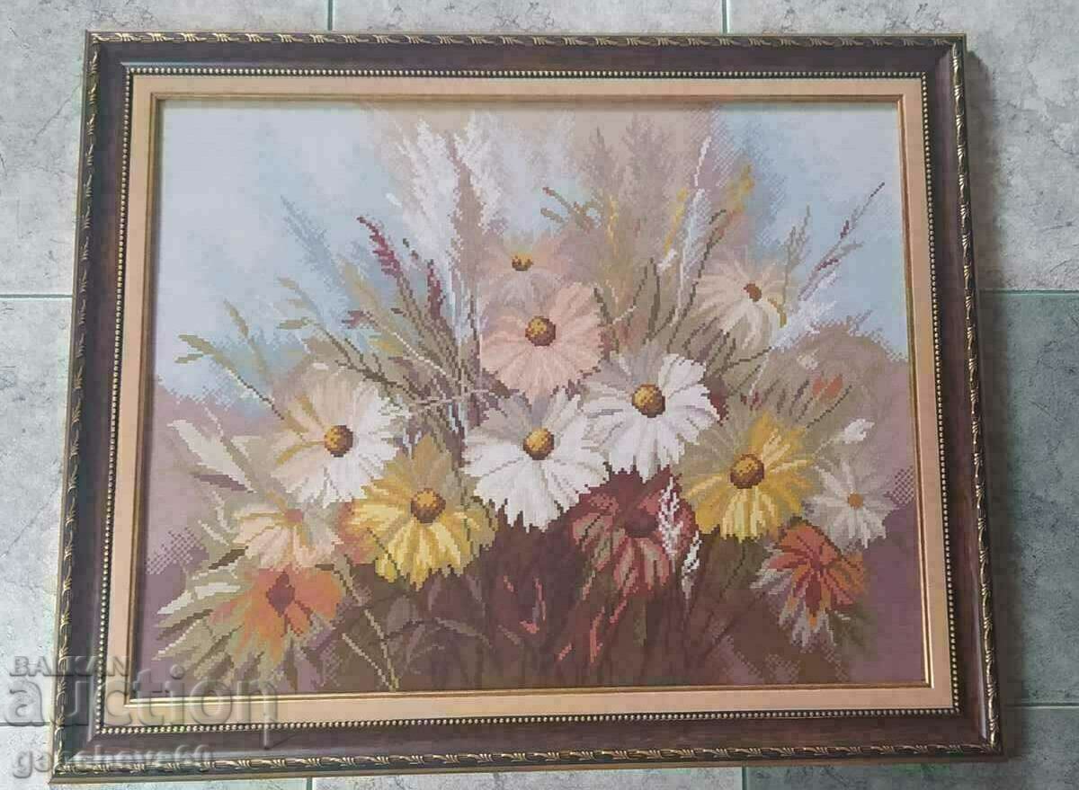 Beautiful large tapestry "Flowers" - 6