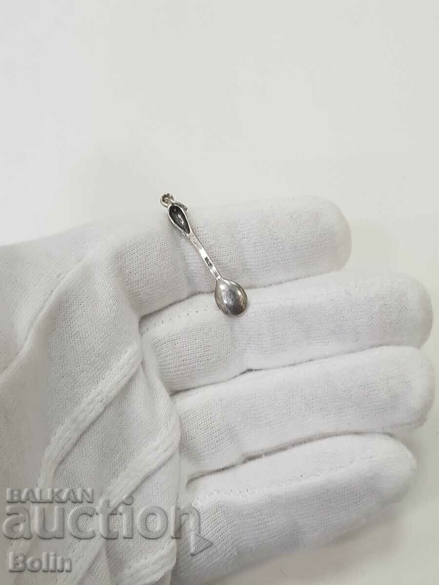 Delivery of Cute silver spoon - locket - 925 BC - Europe Delivery of Cute silver spoon - locket - 925 BC - Europe