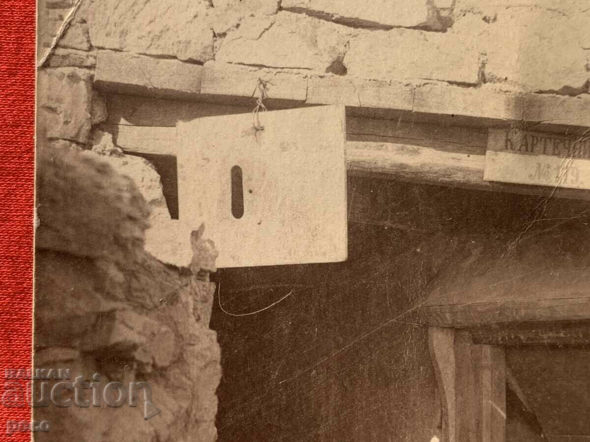 Delivery of "Machine gun #119" First World War old photo