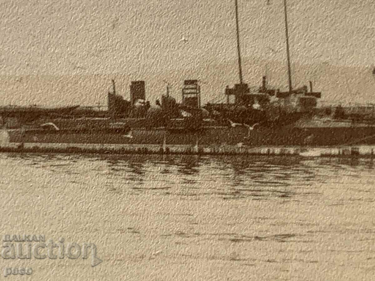 Delivery of Bulgarian destroyers "Courageous" old photo Delivery of Bulgarian destroyers "Courageous" old photo