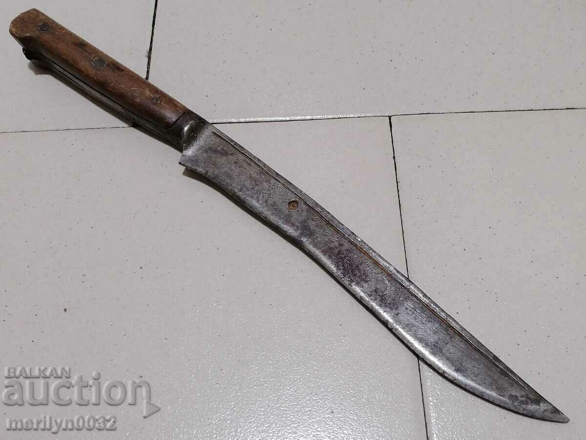 Old knife without kaniya and stamp karakulak blade Old knife without kaniya and stamp karakulak blade