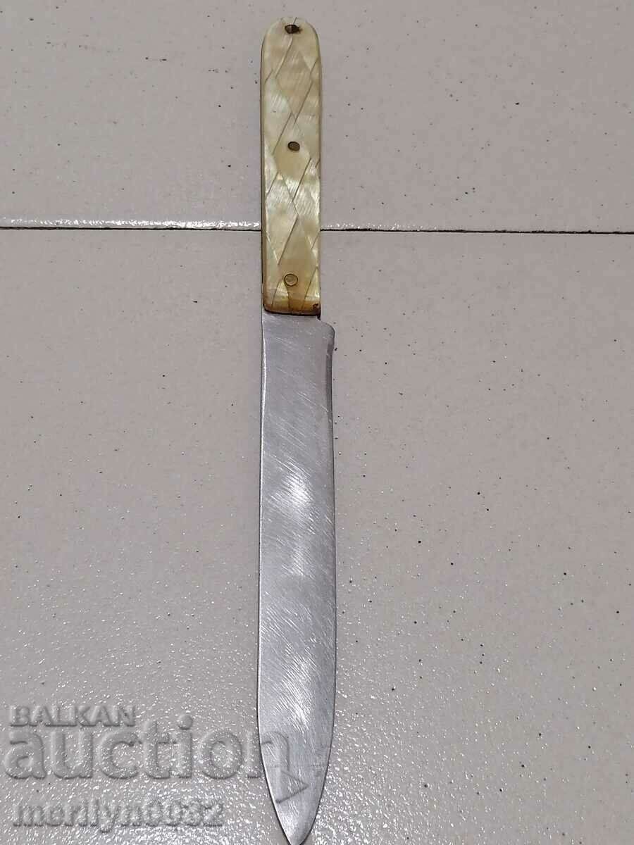 Auction Old knife with cataline blade Auction Old knife with cataline blade