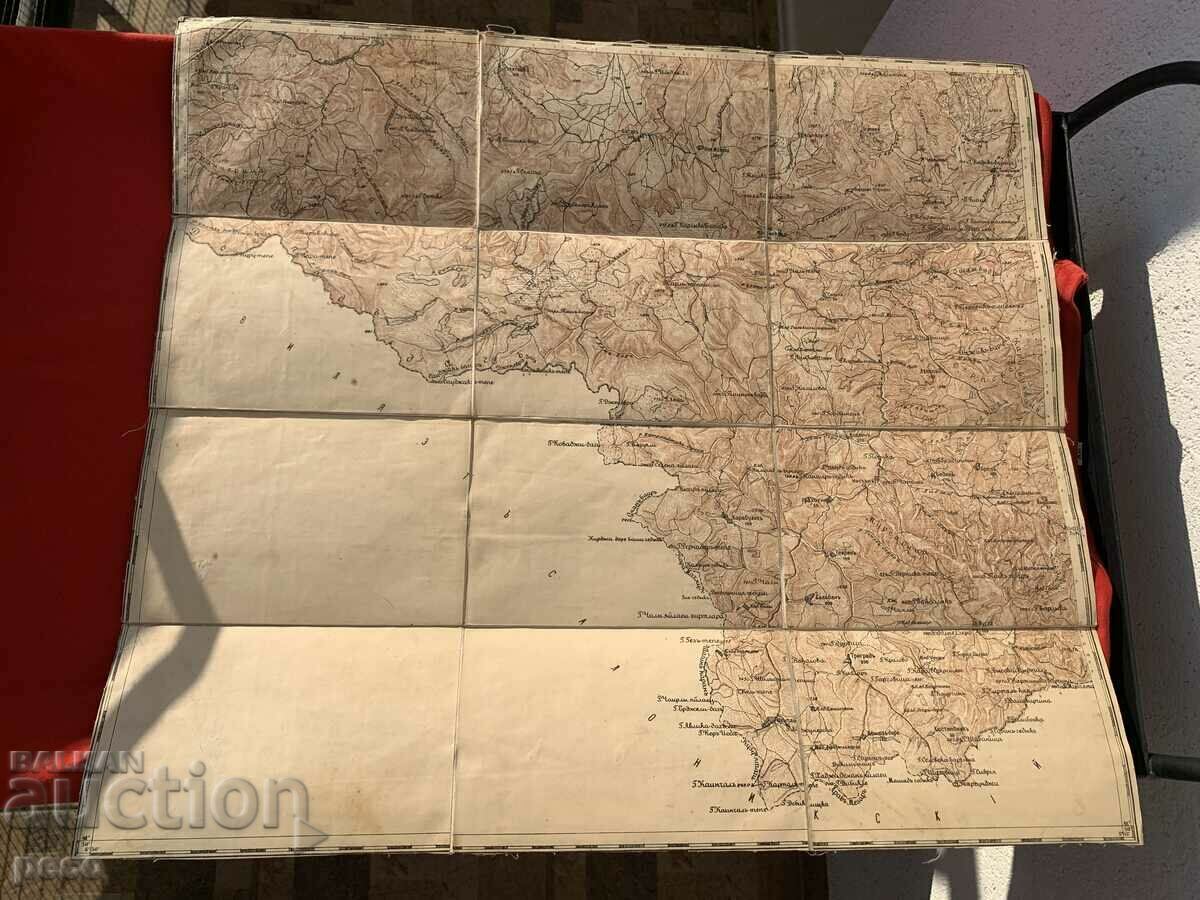 Veche hartă rusească a lui Batak-Beden