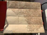 Old Russian map of Batak-Beden