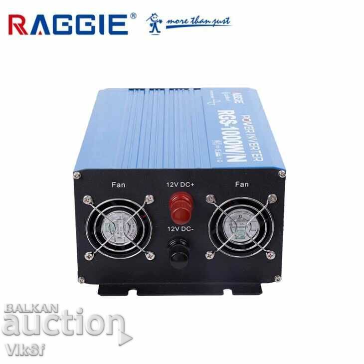 Auction  12V /1000 Watts Pure Sine Raggie Inverter