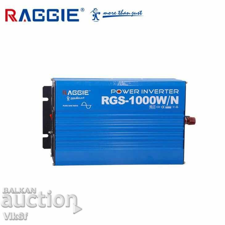 12V /1000 Watt Pure Sine Raggie Inverter