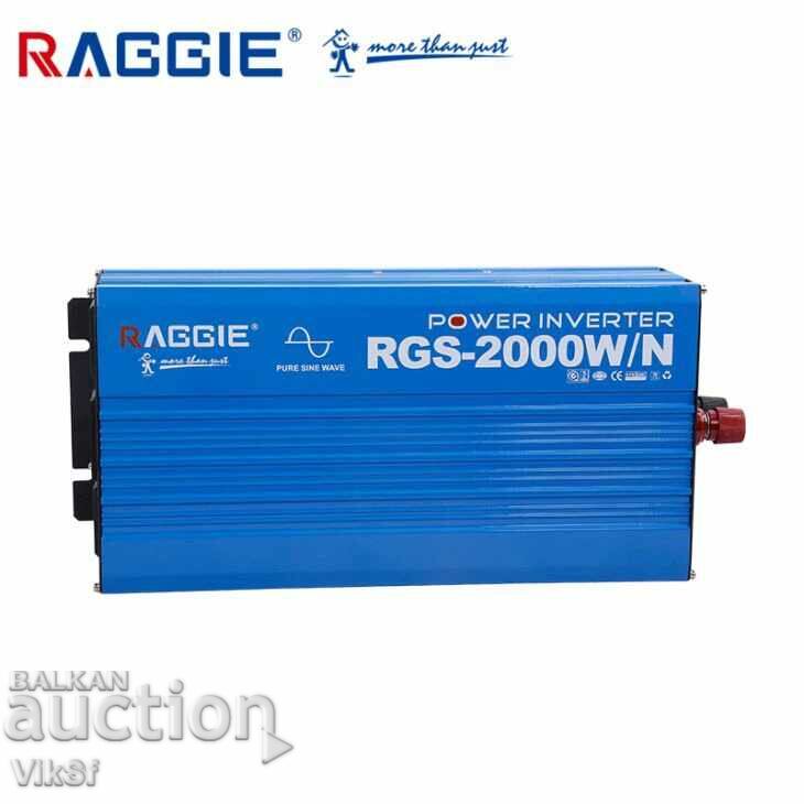 12V /3000 Watts Pure Sine Raggie Inverter or 24V/300 - 6 12V /3000 Watts Pure Sine Raggie Inverter or 24V/300 - 6