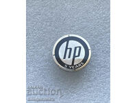 badge/sign hp 5 years HP enamel