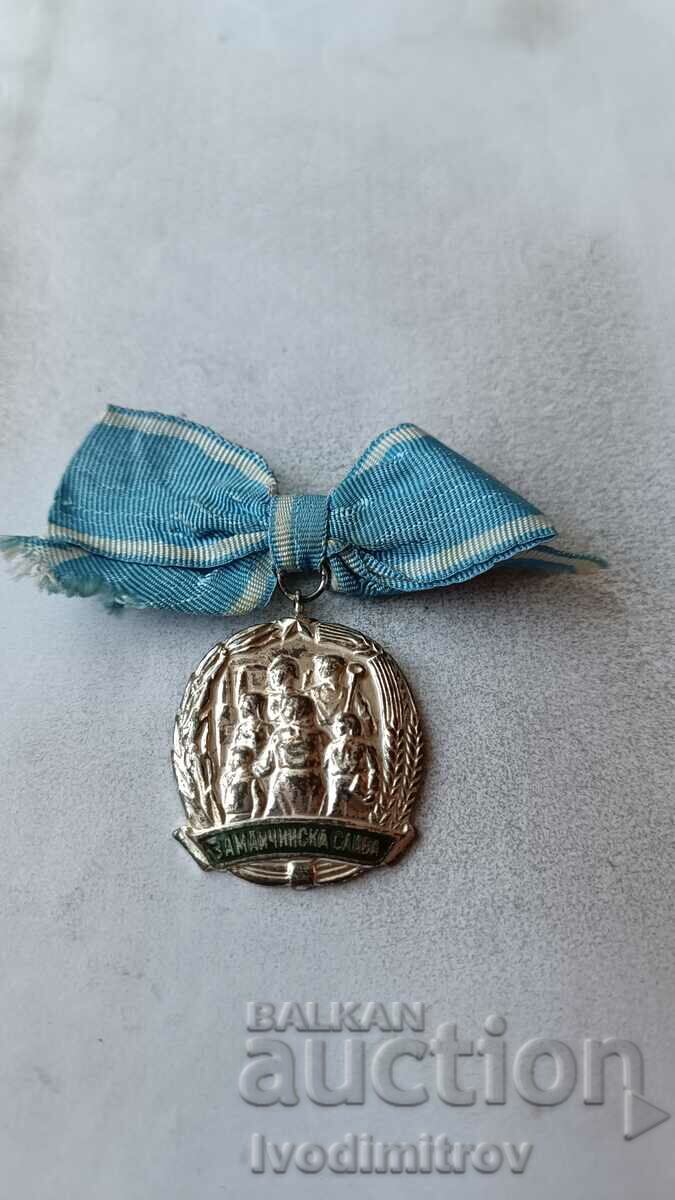 Орден Медал За майчинска слава III степен