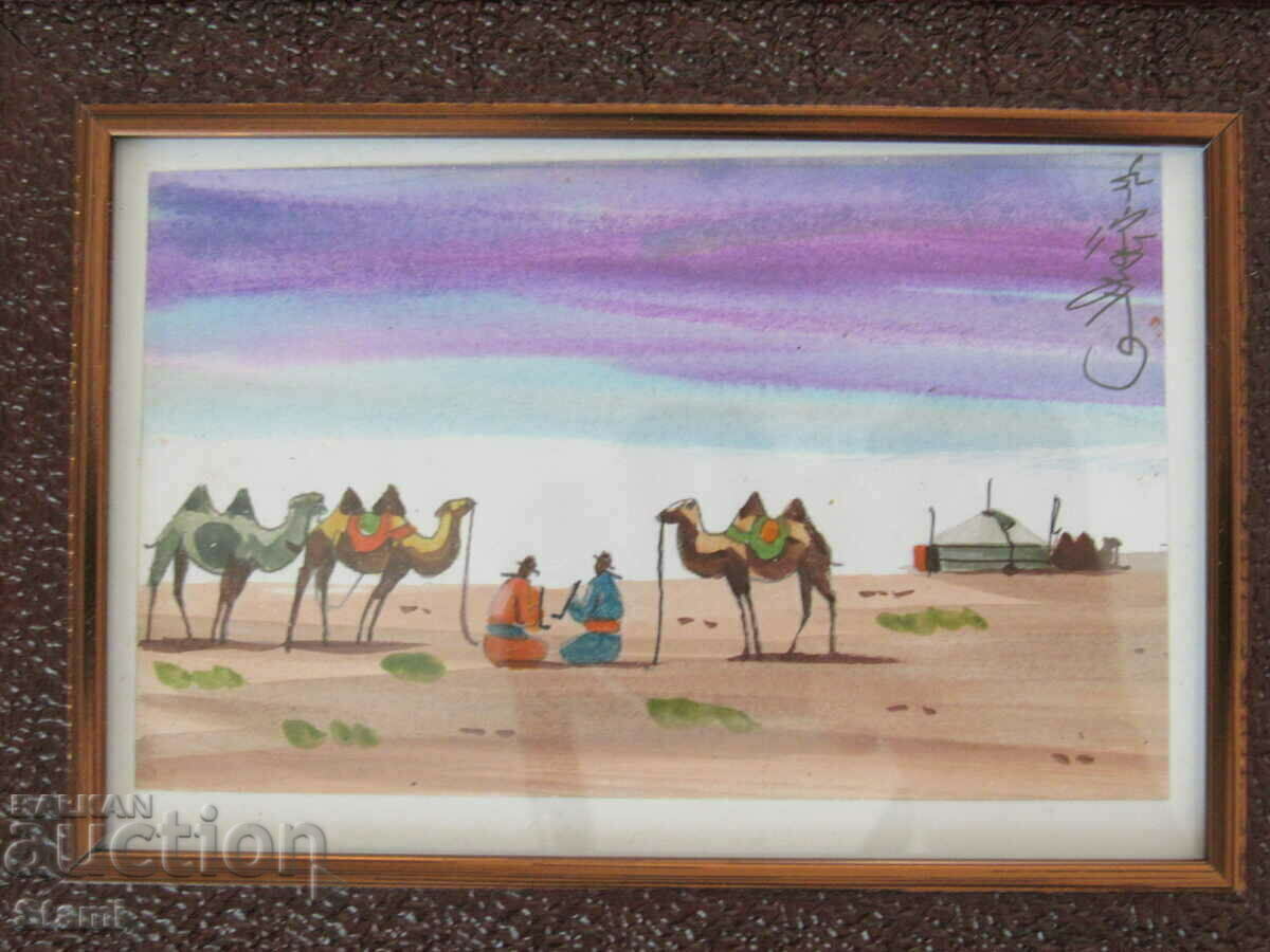 Auction  Series of traditional painting paintings - Mongolia - 12-1