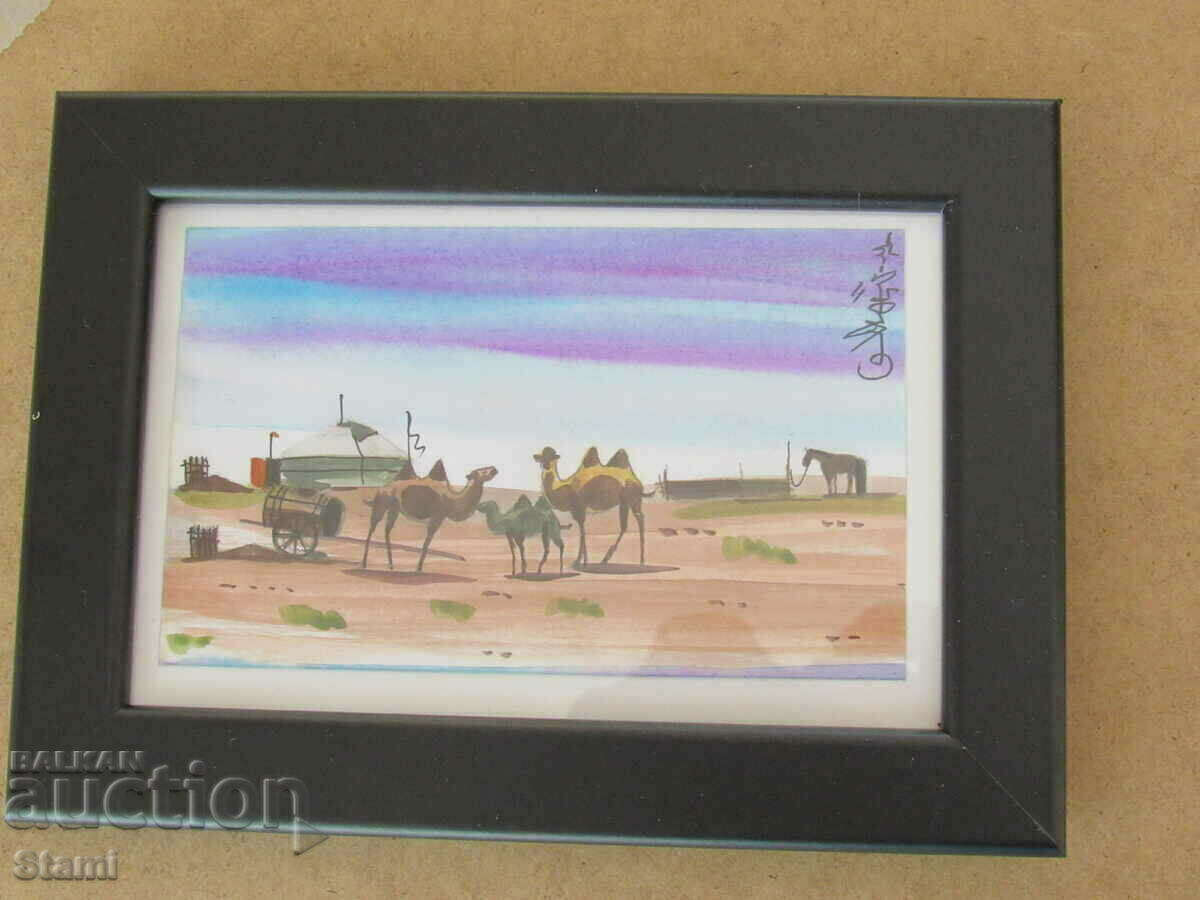 +Series of traditional painting paintings - Mongolia - 12-1 with price 36.00 BGN | € 18.41