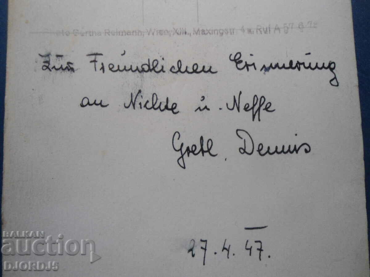 Delivery of Old photo, 27.4.47 Delivery of Old photo, 27.4.47