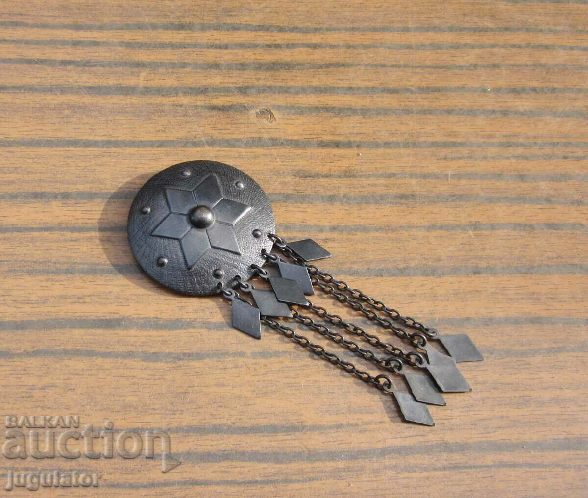 Auction old Bulgarian ethnographic folk jewelry is twinkling with a needle Auction old Bulgarian ethnographic folk jewelry is twinkling with a needle